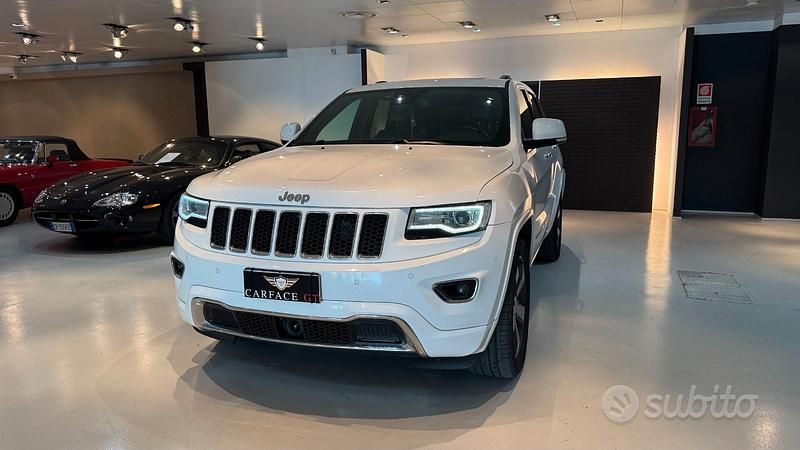 Bianco Usata 2016 Jeep Grand Cherokee Overland SUV | 23.900 € (Molto cara) - Immagine 1/4