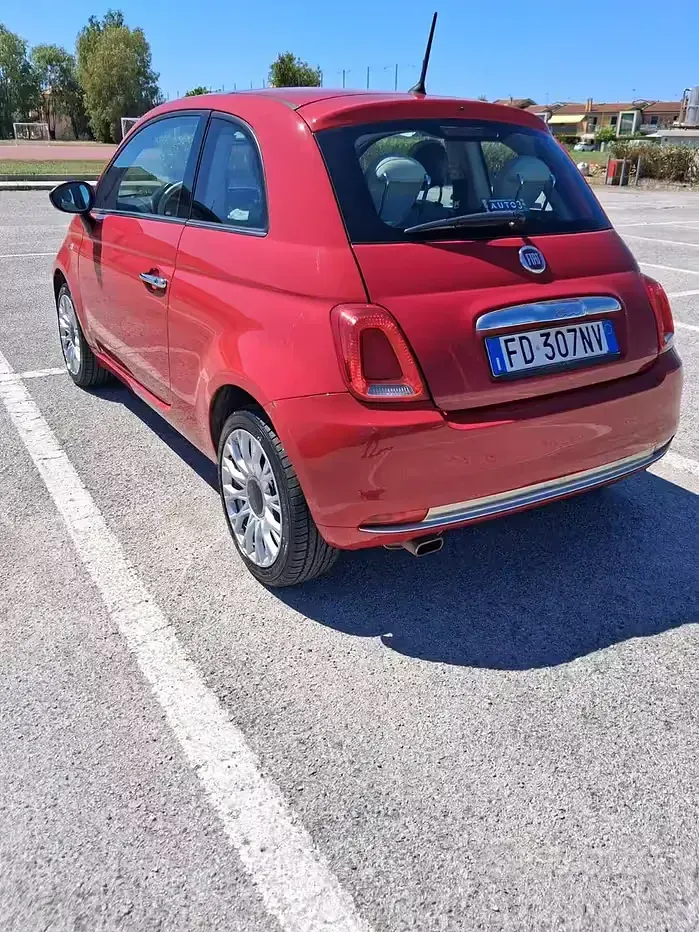 Usata Fiat 500 69 CV (50 kW) 2016 Arancione Berlina