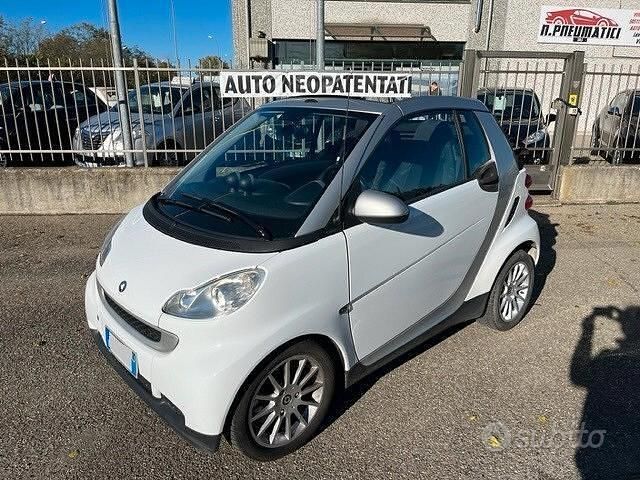 Begagnad Smart ForTwo Cabrio Passion 71 HK (52 kW) 2009 Vit Cab