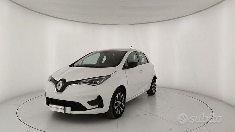 Usata Renault Zoe Zen 80 kW (109 CV) 2022 Bianco Utilitaria