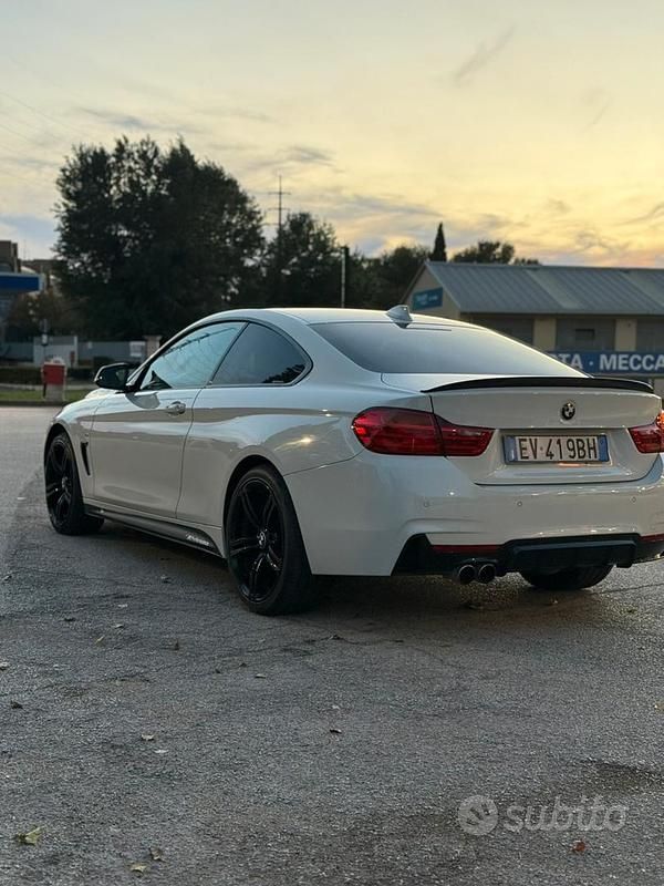 Usata BMW 420 Coupé M Sport 184 CV (135 kW) 2014 Bianco Coupé