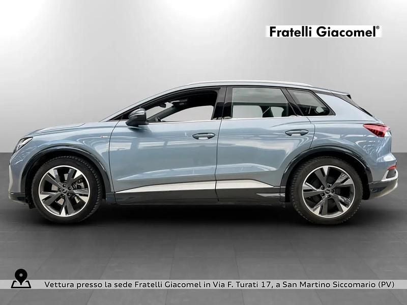 Usata Audi Q4 e-tron S-Line 77 kW (105 CV) 2023 Blu geyser metallizzato SUV