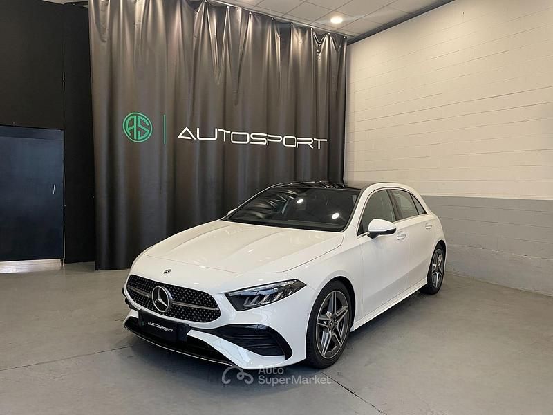 Usata Mercedes A200 AMG Line Premium 150 CV (110 kW) 2024 Bianco Berlina