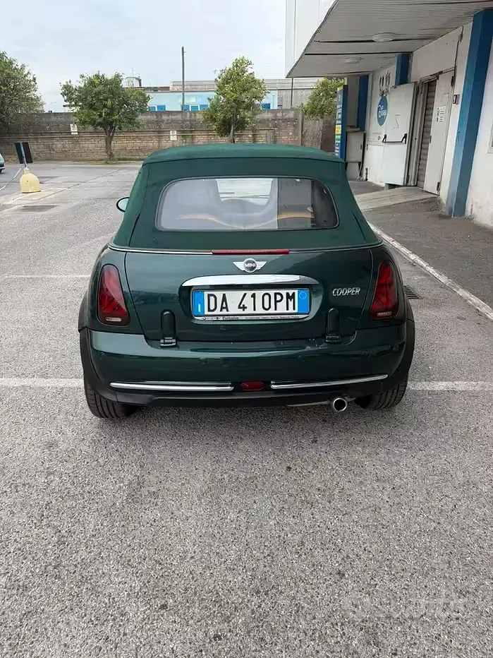 Usata Mini Cooper Cabriolet 116 CV (85 kW) 2006 Verde Cabrio