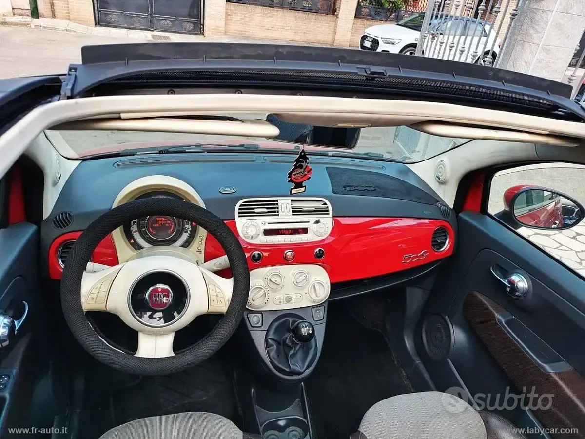 Usata Fiat 500C Rock 69 CV (50 kW) 2009 Cabrio