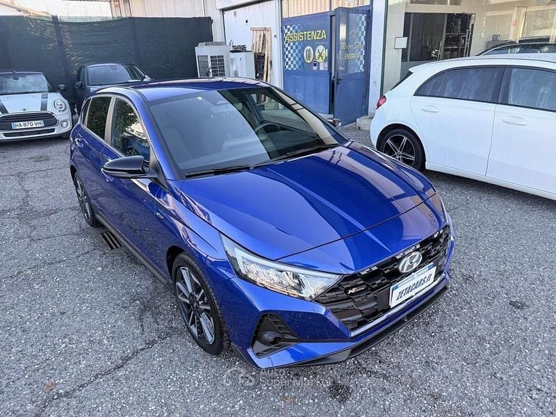 Usata Hyundai i20 N Line 120 CV (88 kW) 2023 Blu/azzurro Utilitaria