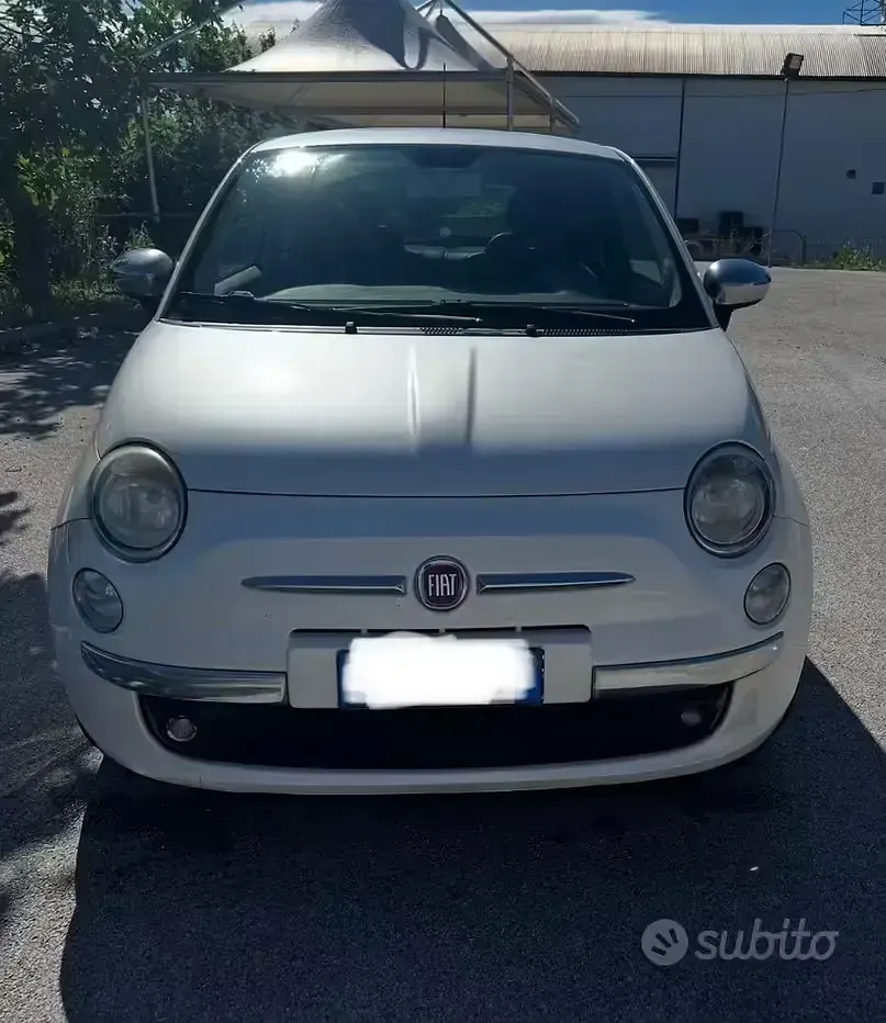 Usata Fiat 500 69 CV (50 kW) 2008 Bianco Utilitaria