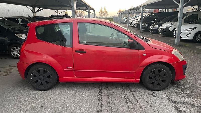 Usata Citroën C2 VTR Sport 73 CV (53 kW) 2009 Rosso Utilitaria
