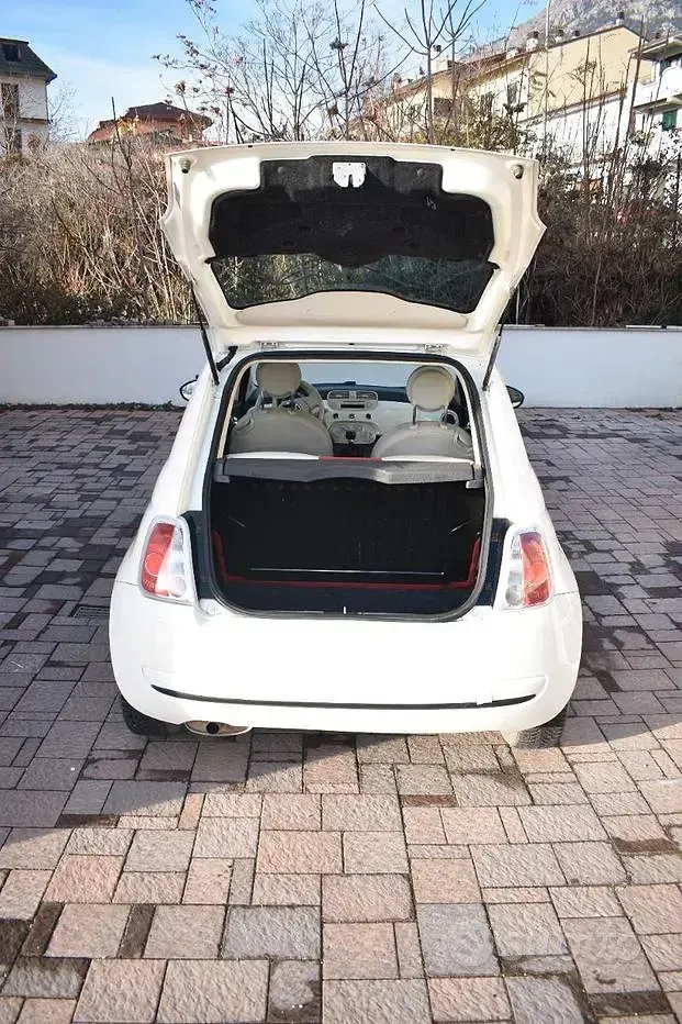 Usata Fiat 500 75 CV (55 kW) 2011 Bianco Berlina