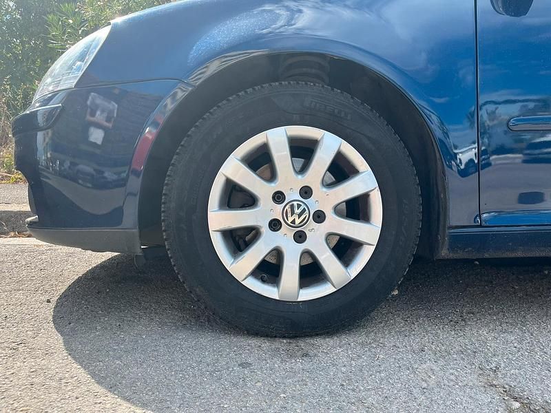 Usata VW Golf VI 105 CV (77 kW) 2009 Blu Utilitaria