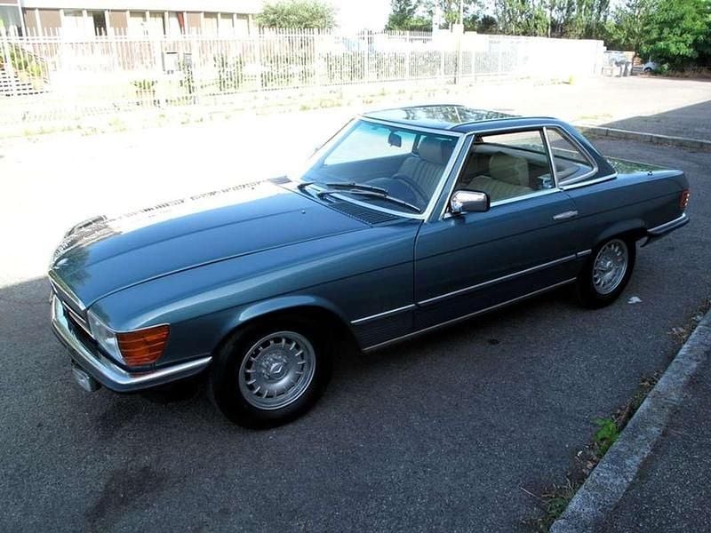 Usata Mercedes SL380 218 CV (160 kW) 1982 Blu/azzurro Cabrio