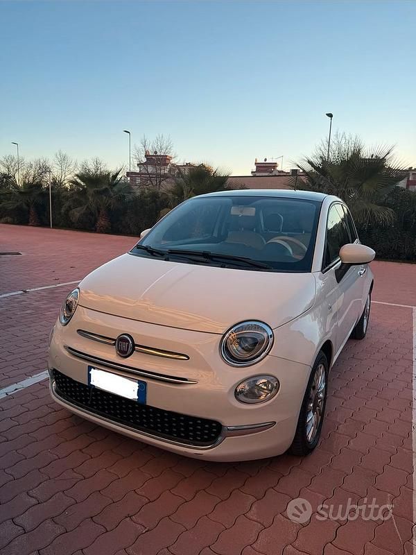 Bianco Usata 2017 Fiat 500 Lounge Due volumi | 9500 € (Buon prezzo) - Immagine 1/4