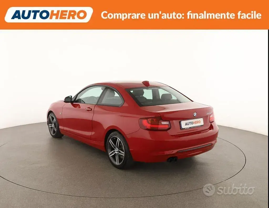 Usata BMW 220 Sport Line 184 CV (135 kW) 2017 Rosso Cabrio