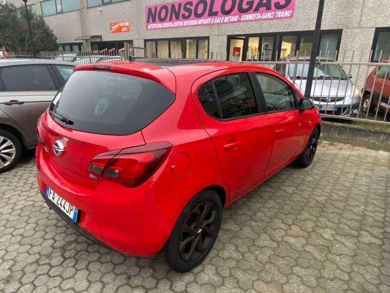 Usata Opel Corsa S 75 CV (55 kW) 2015 Rosso Berlina