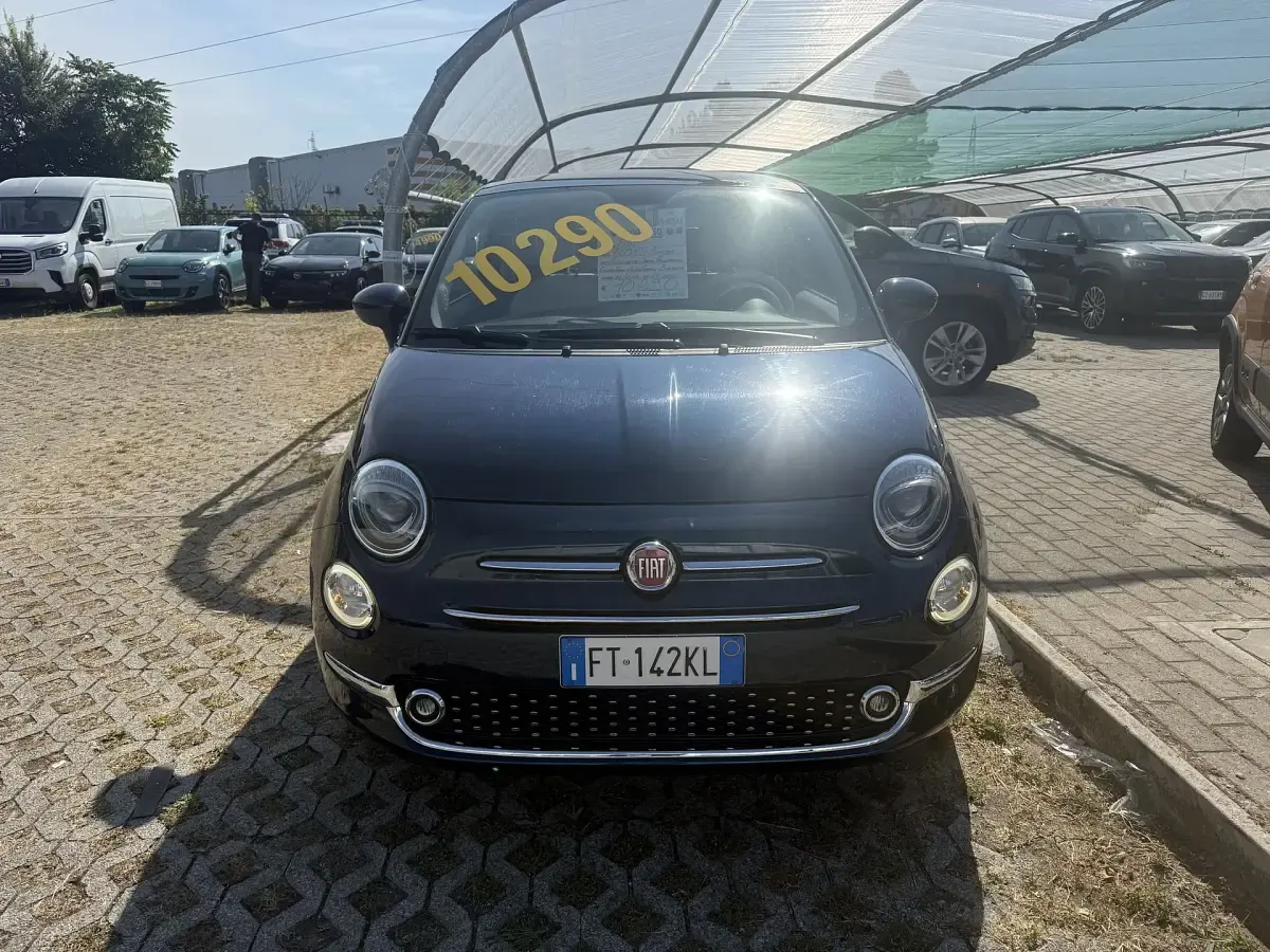 Usata Fiat 500 Mirror 69 CV (50 kW) 2018 Blu Utilitaria