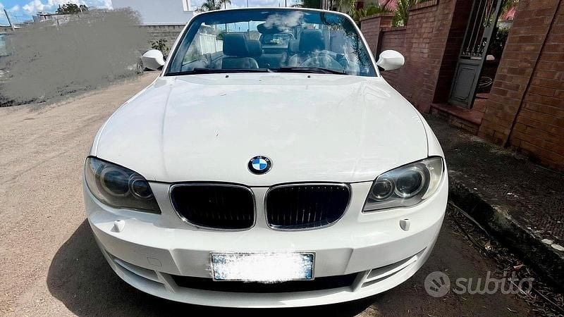 Usata BMW 120 Cabriolet 177 CV (130 kW) 2009 Bianco Cabrio