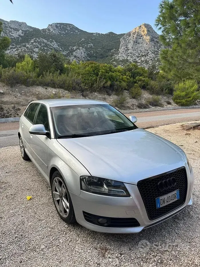 Usata Audi A3 Sportback 140 CV (102 kW) 2009 Grigio Utilitaria