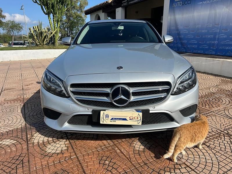 Usata Mercedes C180 Exclusive 116 CV (85 kW) 2019 Grigio Berlina