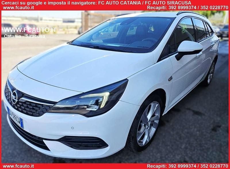 Usata Opel Astra GS Line 122 CV (89 kW) 2020 Bianco Berlina