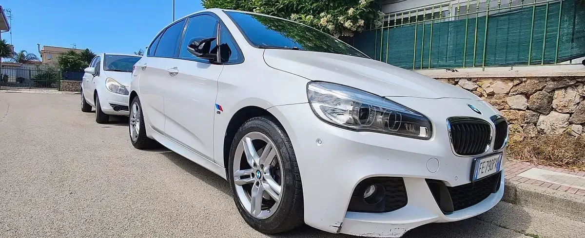 Usata BMW 218 Active Tourer M Sport 150 CV (110 kW) 2016 Bianco Monovolume