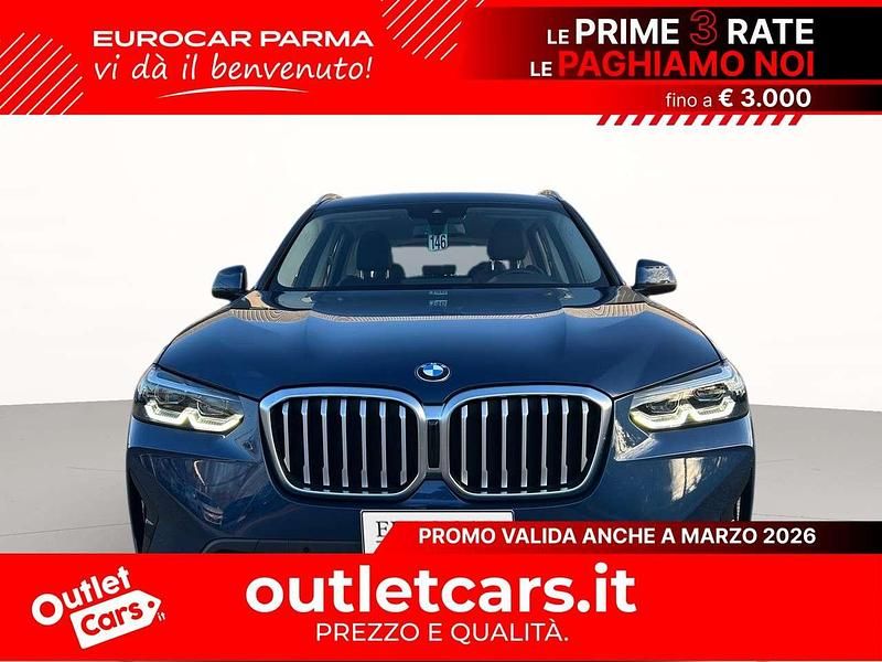 Usata BMW X3 Comfort Edition 184 CV (135 kW) 2022 Blu metallizzato SUV