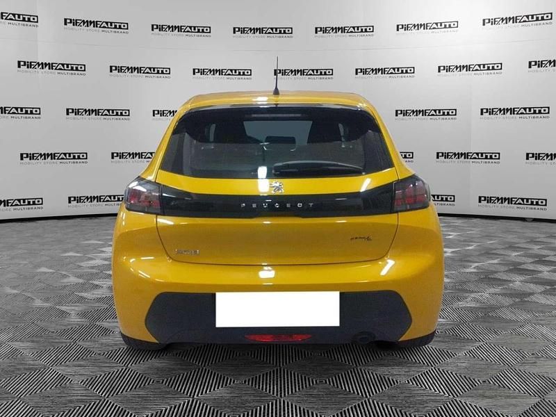 Usata Peugeot 208 Active 75 CV (55 kW) 2020 Giallo Utilitaria