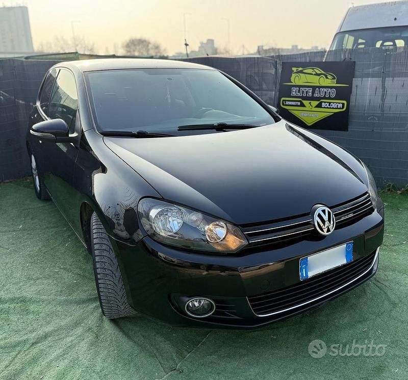 Usata VW Golf VI Highline 122 CV (89 kW) 2009 Nero Utilitaria