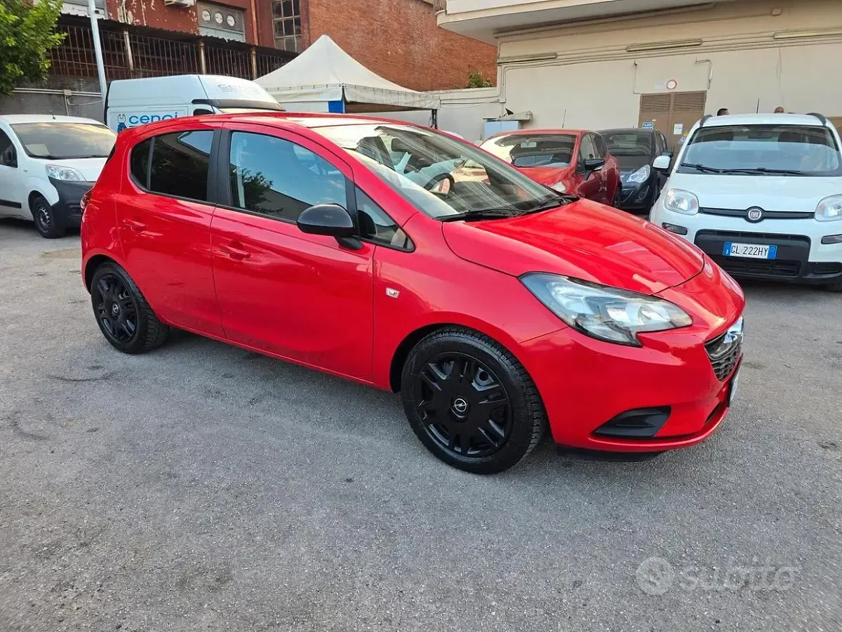 Usata Opel Corsa 75 CV (55 kW) 2018 Rosso Utilitaria