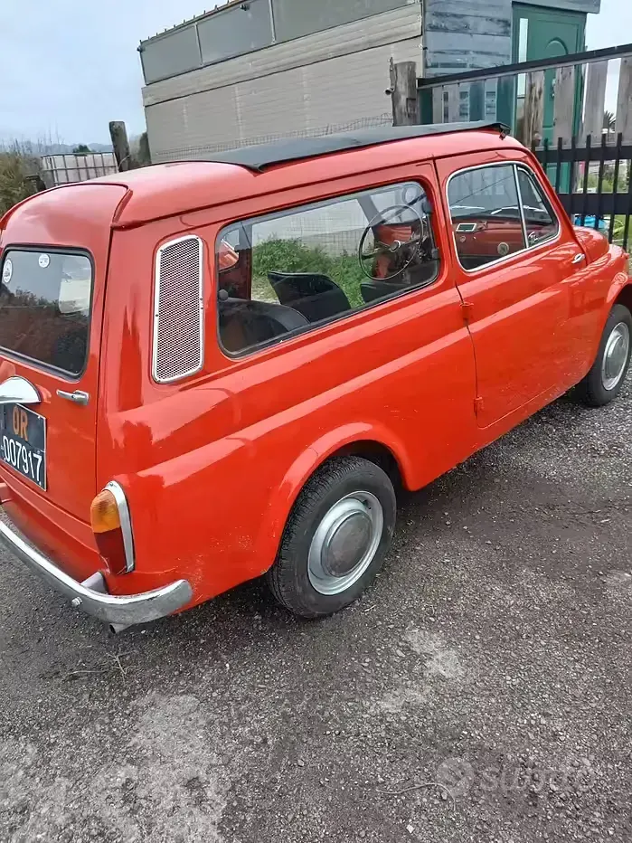 Usata Fiat 500 1970 Rosso Utilitaria