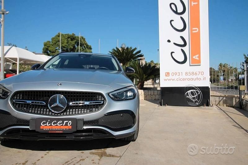 Usata Mercedes C220 Premium 200 CV (147 kW) 2022 Argento Berlina