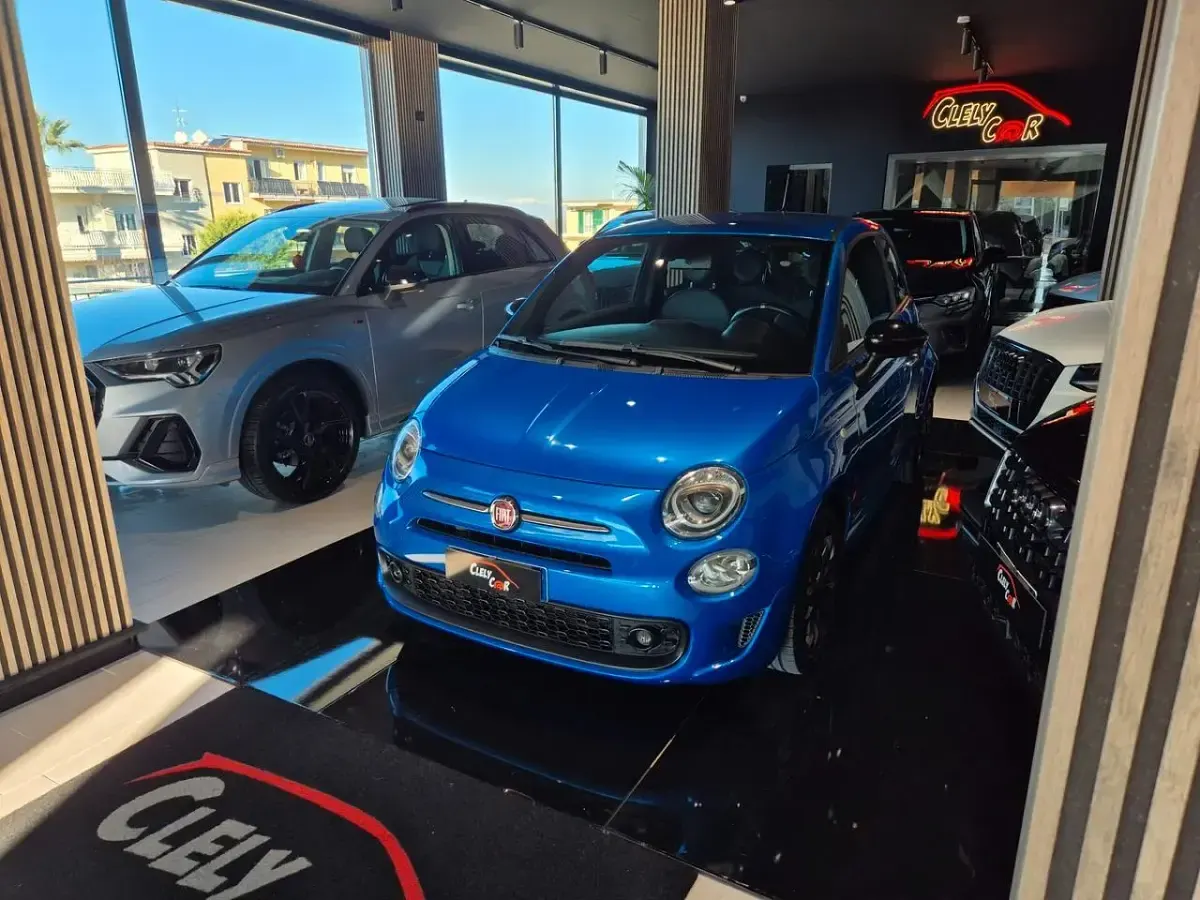 Usata Fiat 500 Sport 69 CV (50 kW) 2021 Blu Berlina
