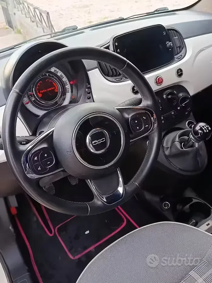 Usata Fiat 500C Lounge 69 CV (50 kW) 2021 Bianco Cabrio