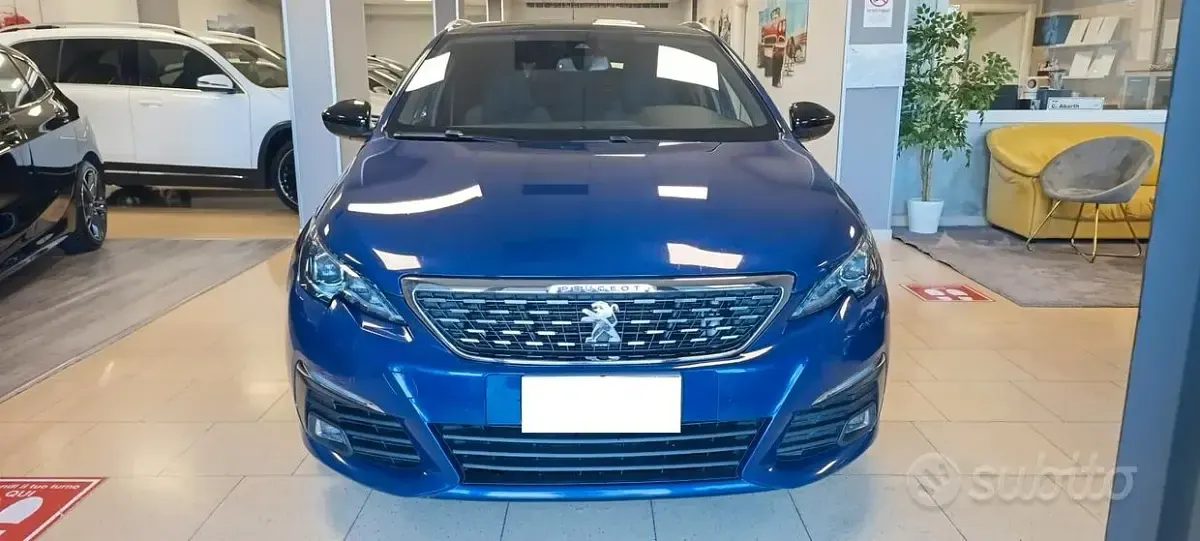 Usata Peugeot 308 GT-line 150 CV (110 kW) 2018 Blu Station wagon