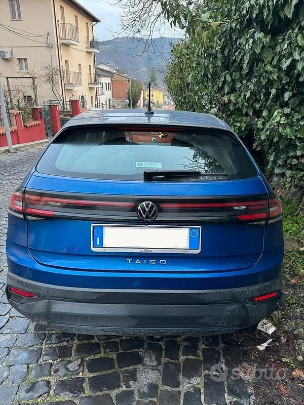 Usata VW Taigo Life 95 CV (69 kW) 2023 Blu SUV