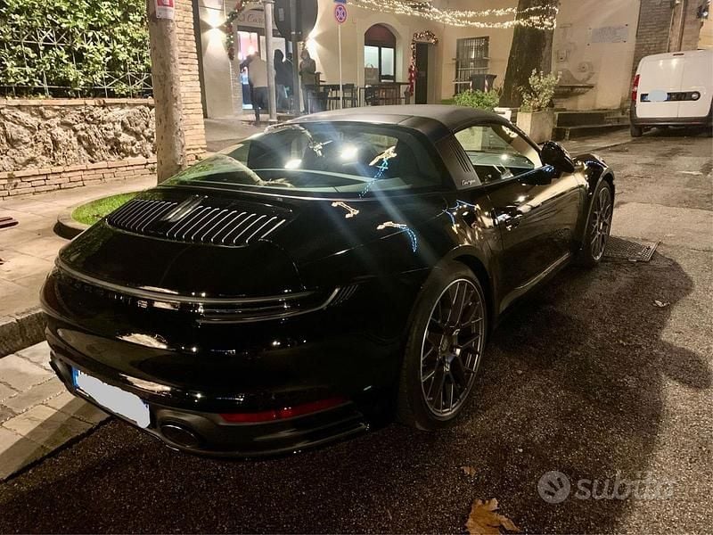 Usata Porsche 911 Targa 4S 450 CV (330 kW) 2021 Nero Cabrio