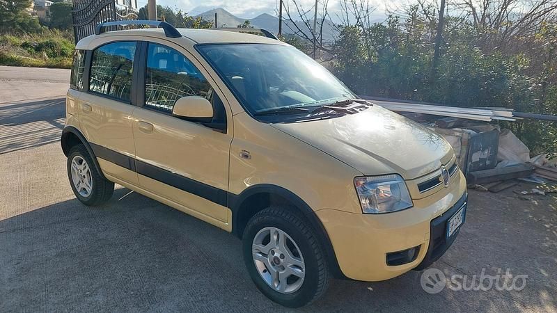 Usata Fiat Panda 4x4 Climbing 74 CV (54 kW) 2011 Giallo Utilitaria