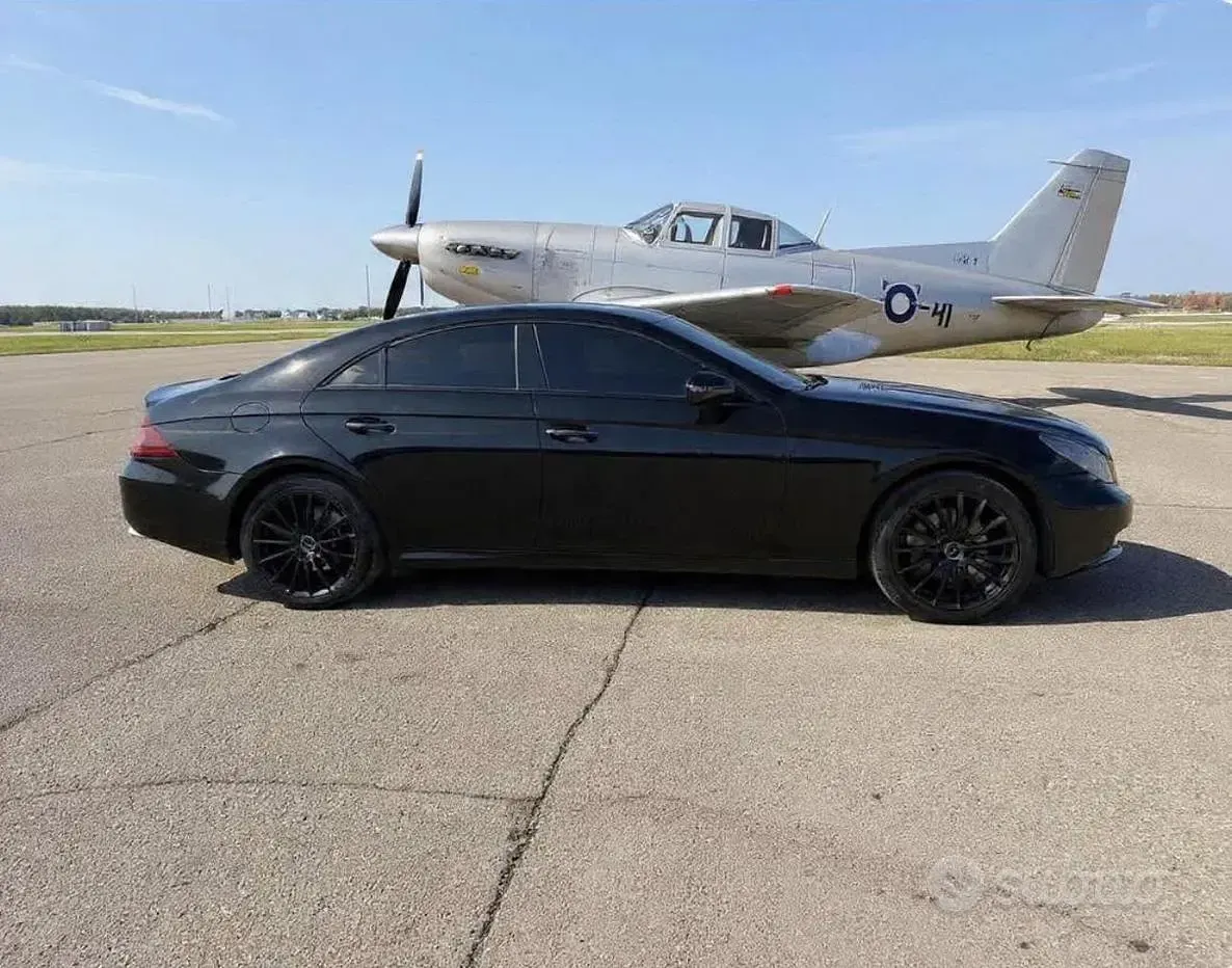 Usata Mercedes CLS320 Chrome 224 CV (164 kW) 2008 Nero Coupé