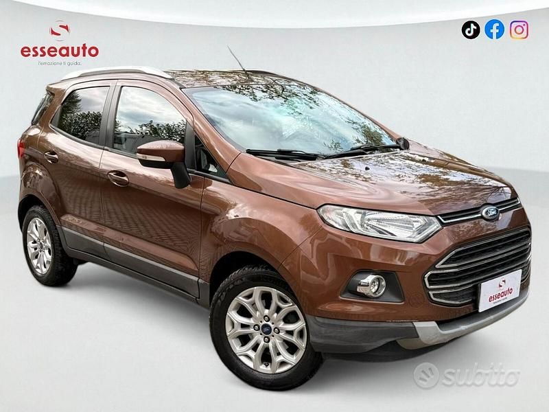 Usata Ford Ecosport Titanium 95 CV (69 kW) 2016 Marrone SUV