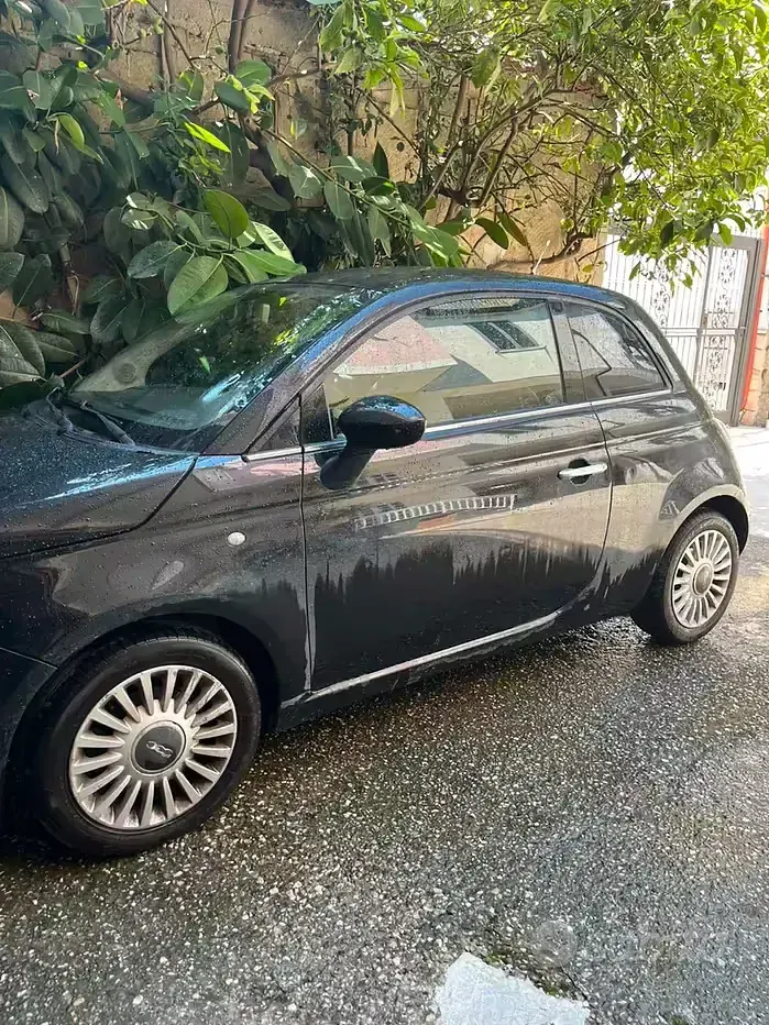 Usata Fiat 500 100 CV (73 kW) 2009 Nero Cabrio