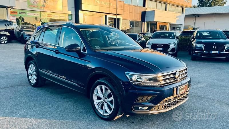 Usata VW Tiguan Style 150 CV (110 kW) 2019 Blu SUV