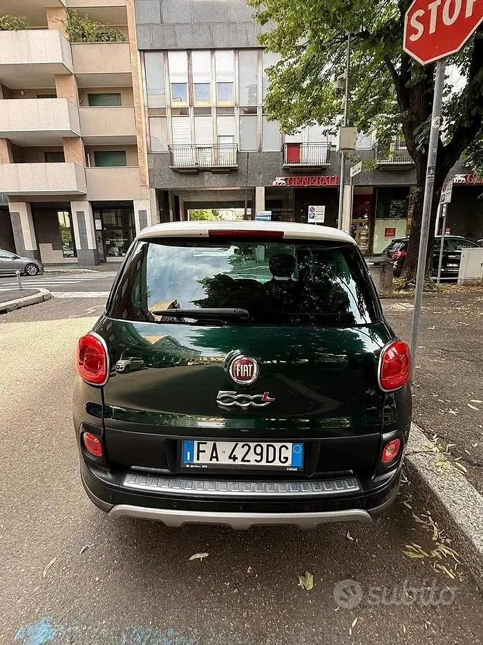 Usata Fiat 500L 95 CV (69 kW) 2015 Verde Monovolume