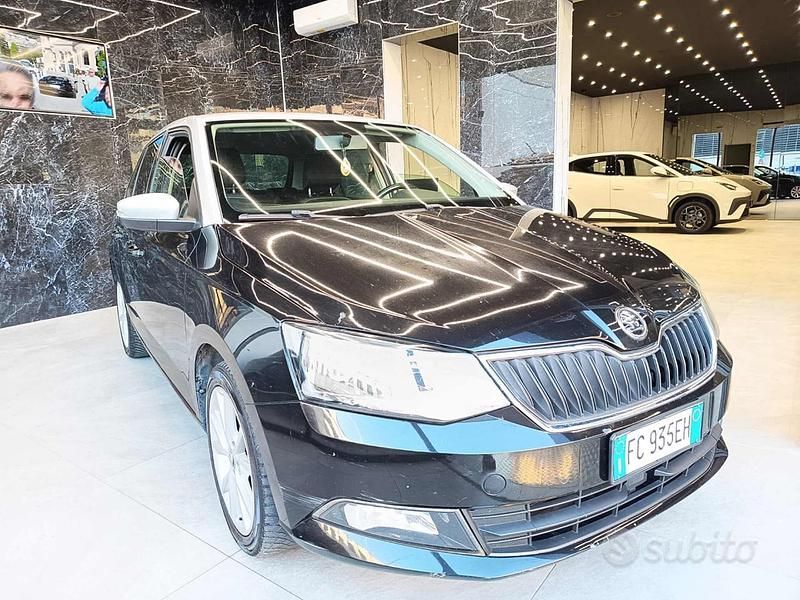 Usata Skoda Fabia Design Edition 75 CV (55 kW) 2016 Nero Berlina
