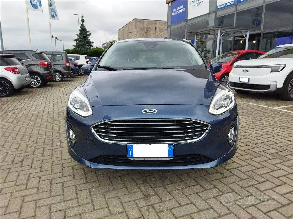Usata Ford Fiesta Titanium S 101 CV (74 kW) 2019 Blu Utilitaria