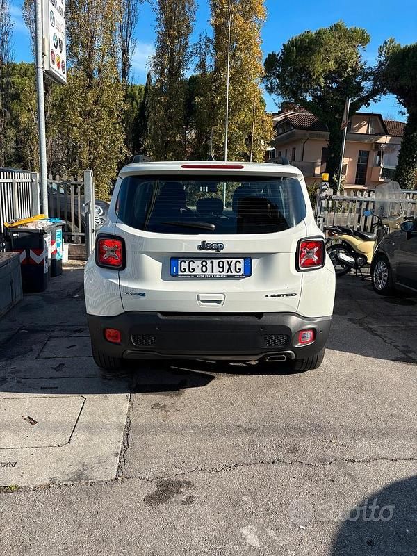 Usata Jeep Renegade Limited 190 CV (139 kW) 2021 Bianco SUV