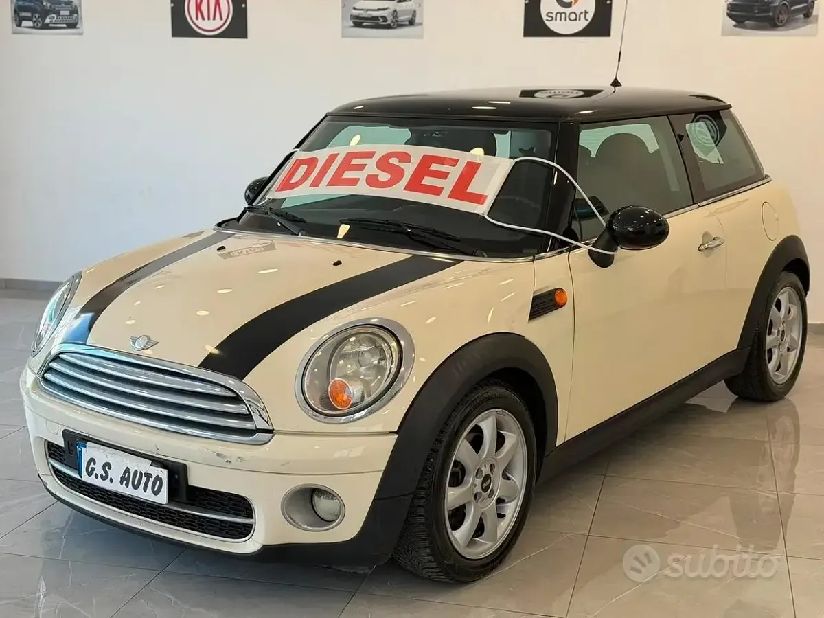 Usata Mini Cooper D Chili 109 CV (80 kW) 2007 Beige Utilitaria