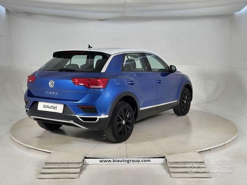 Usata VW T-Roc Style 150 CV (110 kW) 2019 Azzurro SUV