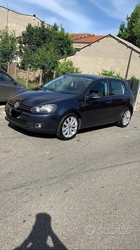 Usata VW Golf VI 140 CV (102 kW) 2009 Blu Utilitaria