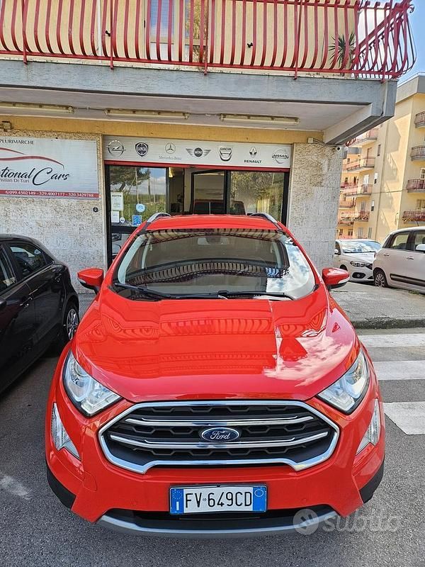 Usata Ford Ecosport Titanium 100 CV (73 kW) 2019 Rosso SUV