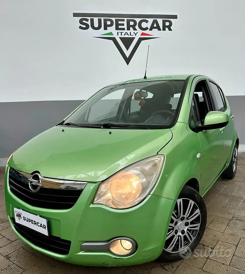 Usata Opel Agila 86 CV (63 kW) 2009 Verde Utilitaria