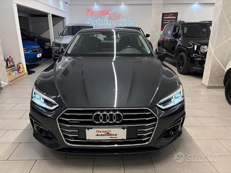 Usata Audi A5 Business 190 CV (139 kW) 2017 Grigio metallizzato Coupé